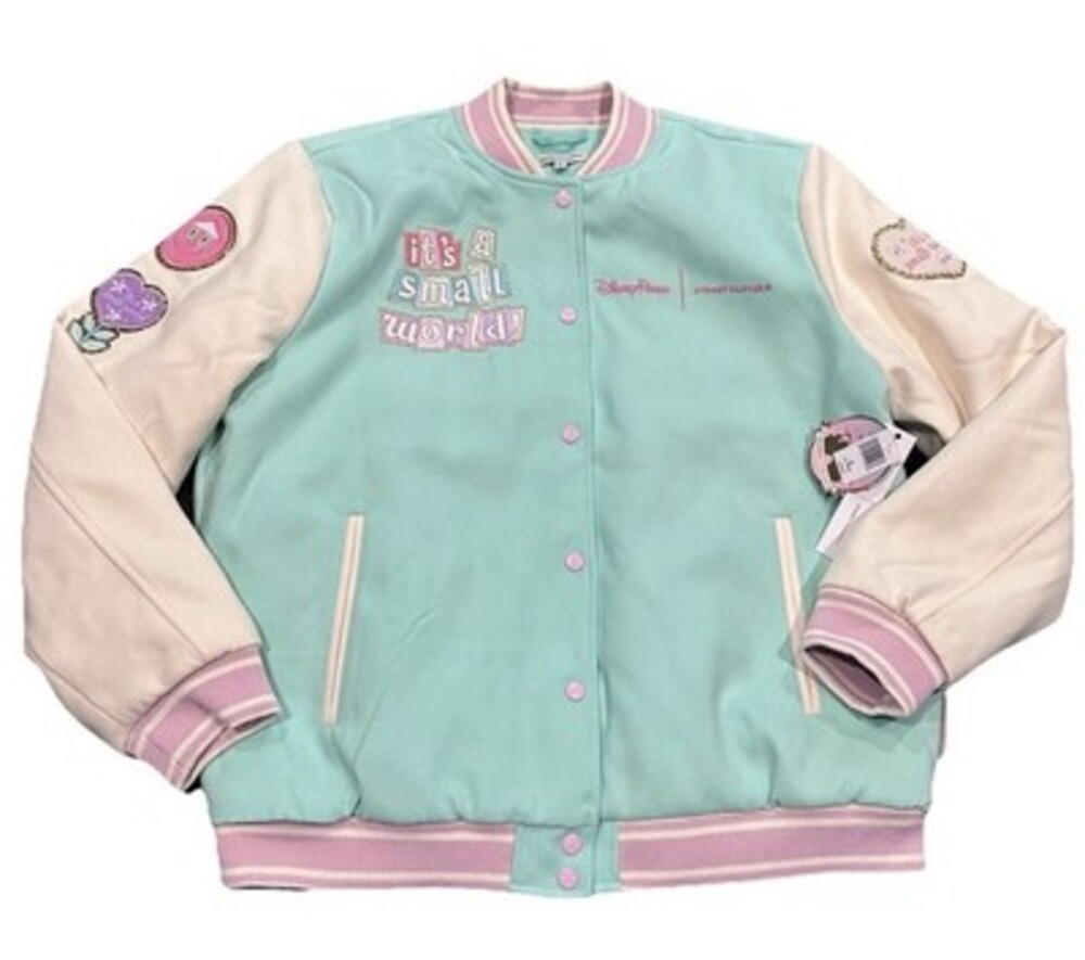 Walt Disney World Stoney Clover Lane Small World Varsity Jacket 2XL NWT